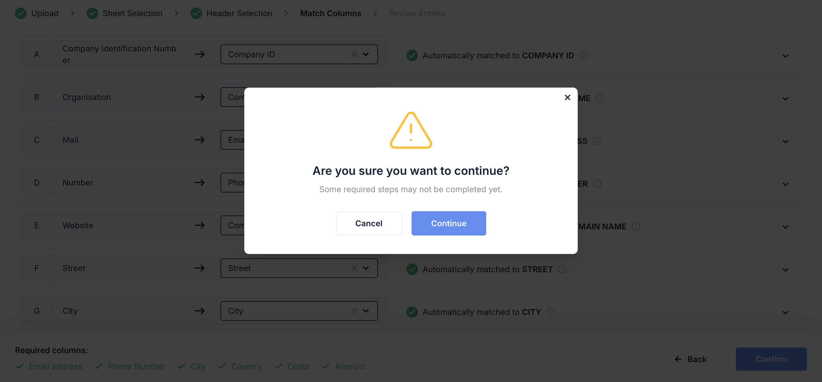 Default Alert Modal